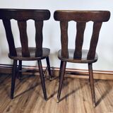 Pair of bistro chairs