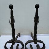 Set de cheminée - Chenets anciens