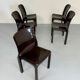 Set of 5 Selene plastic chairs designed by Vico Magistretti Artemide