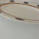 Oval Art Deco plate from Longwy pottery.