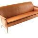 Scandinavian leather sofa, Norway 1970's