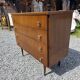Vintage oak commode from the 1960s.