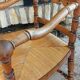 Armchair with straw seat