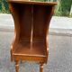 Vintage side table / Magazine rack end table