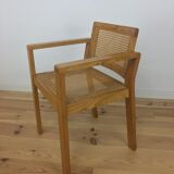 1960 armrest cannest chair