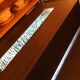Vintage light coffee table in optical fiber