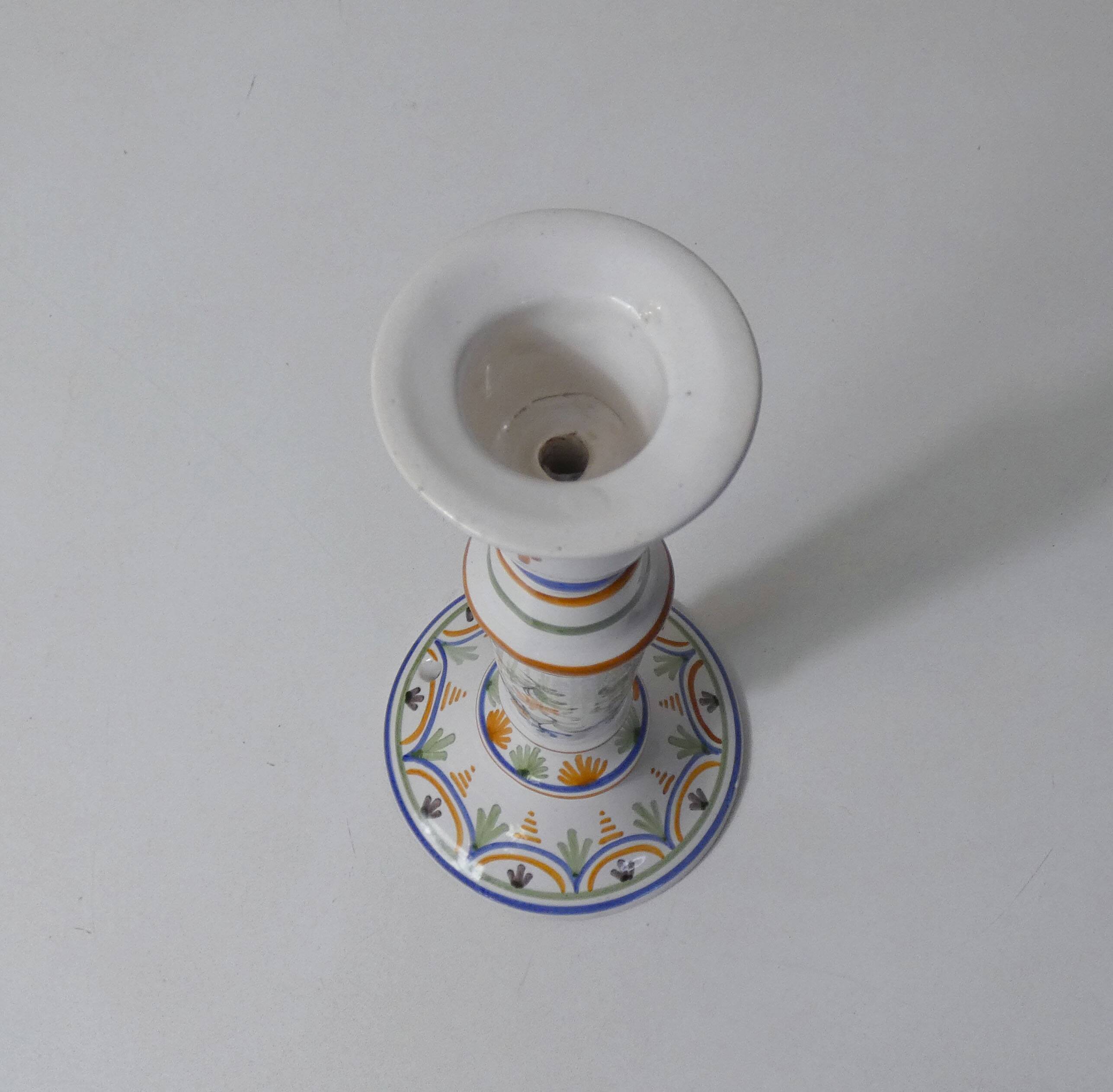 Old earthenware chandelier