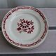 Set of 6 flat ceramic plates