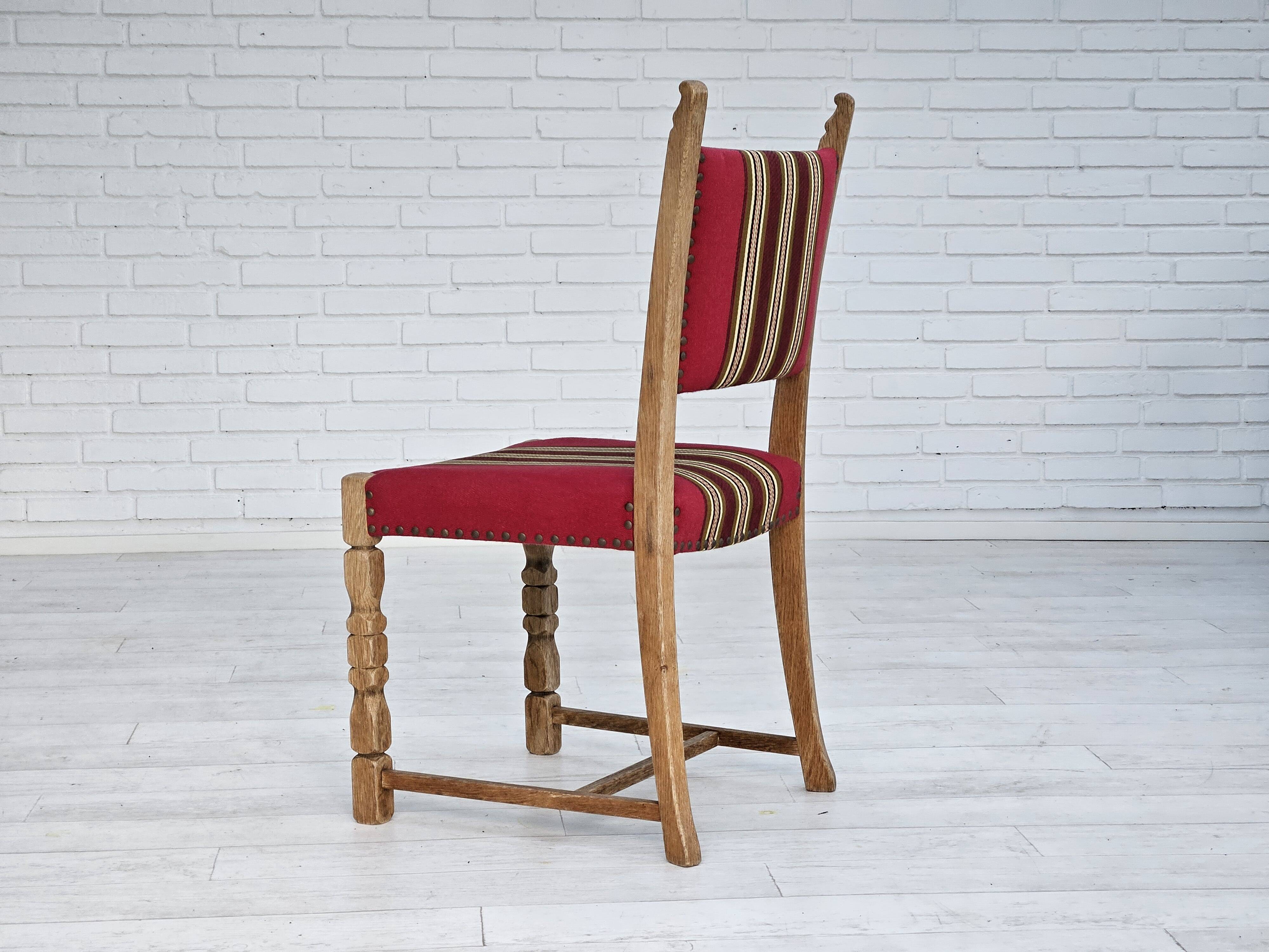 1970s, set 6 pcs of Danish dinning chairs, original good condition.