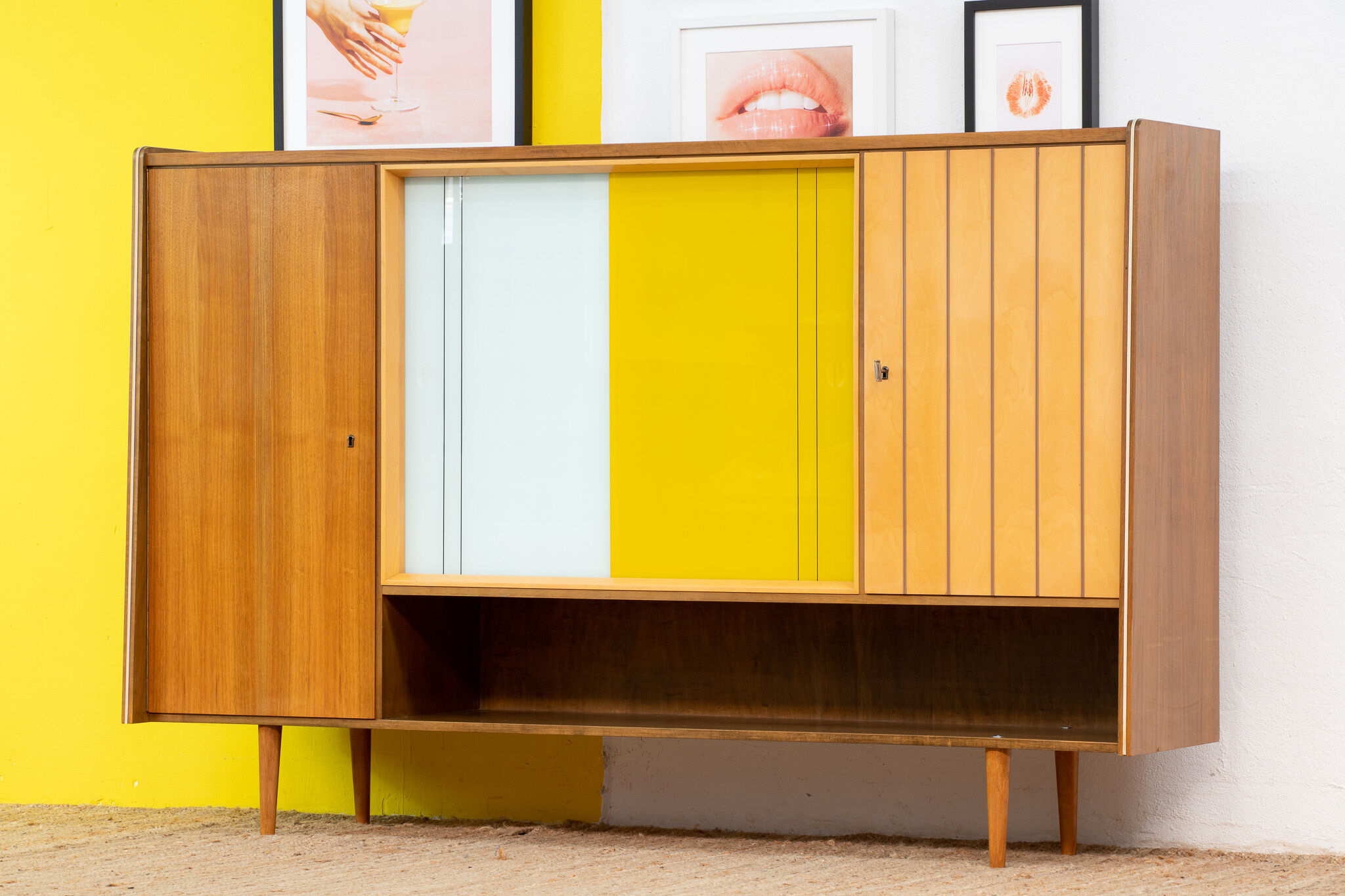 Vintage Scandinavian sideboard – 190 cm