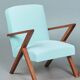 Vintage model z armchair in the style of Paul Jensen 1960 Sweden