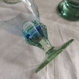 Lot de 6 verres et une coupe Bormioli Rocco Bahia, Italie