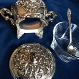 Silver metal sugar box