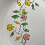 Pair of dishes in Gien earthenware, Pascal décor