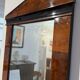 Miroir mural Biedermeier en placage de noyer, ébénisé, Autriche, vers 1820