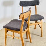 A set of four Danish Farstrup chairs In oak