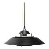 Suspension en métal noir, années 70