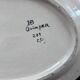 Oval dish signed HB Quimper