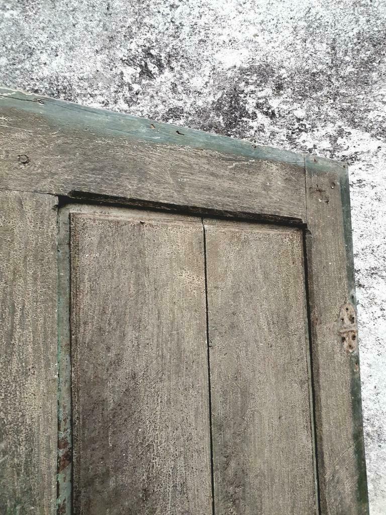 Antique oak sliding door loft door