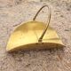 Brass log basket, claw feet, 1960s
