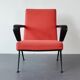 Model chair resting by Friso Kramer for Ahrend de Cirkel 1965