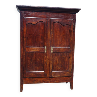 Ancienne armoire en noyer époque Louis Philippe