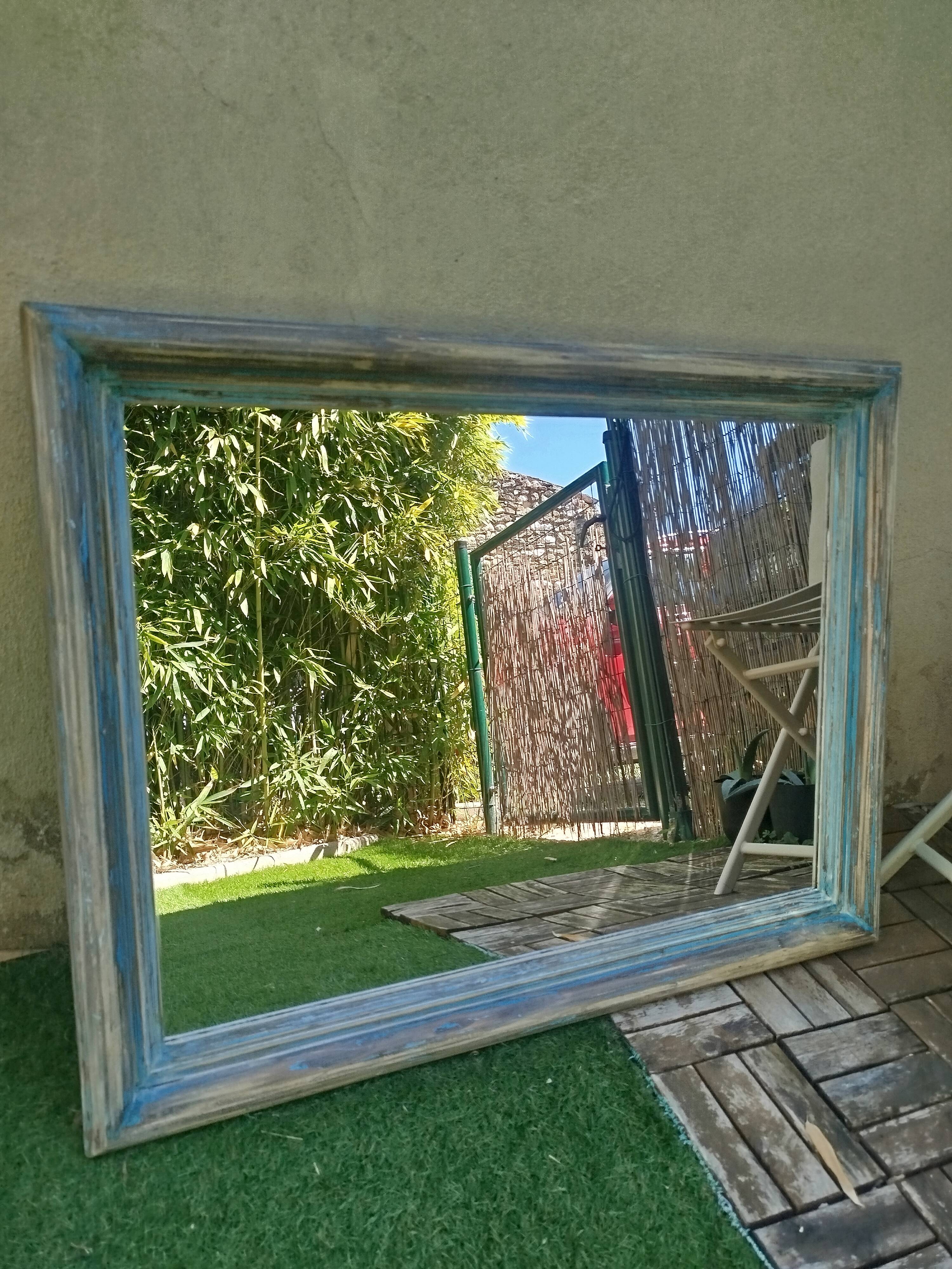 Mirror with old frame