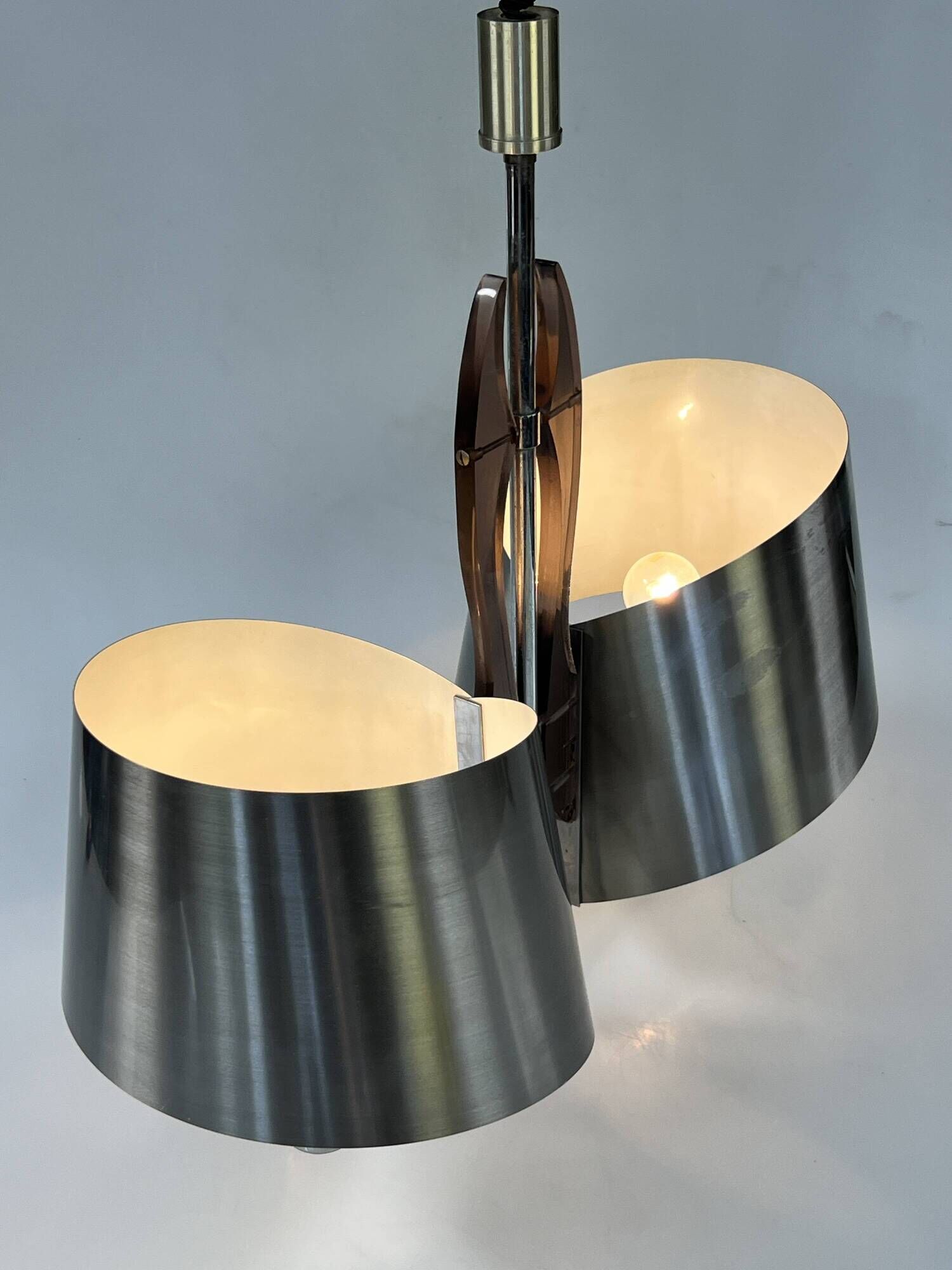 Vintage Maison Charles Pendant Lamp, France 60's