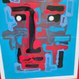 Face painting in abstraction