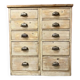 Chiffonnier 10 tiroirs en bois