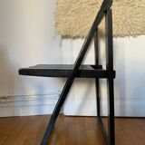 Pair of original/Vintage Aldo Jacober black folding chairs
