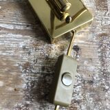 Deschuytener brass articulated wall lamp