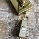 Deschuytener brass articulated wall lamp