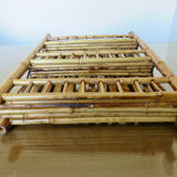 Wall mail holder bamboo mail storage 50s