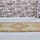 Decorative Vintage White Wool Runner Rug sku 2072