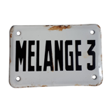 Authentic enameled plate mix 3