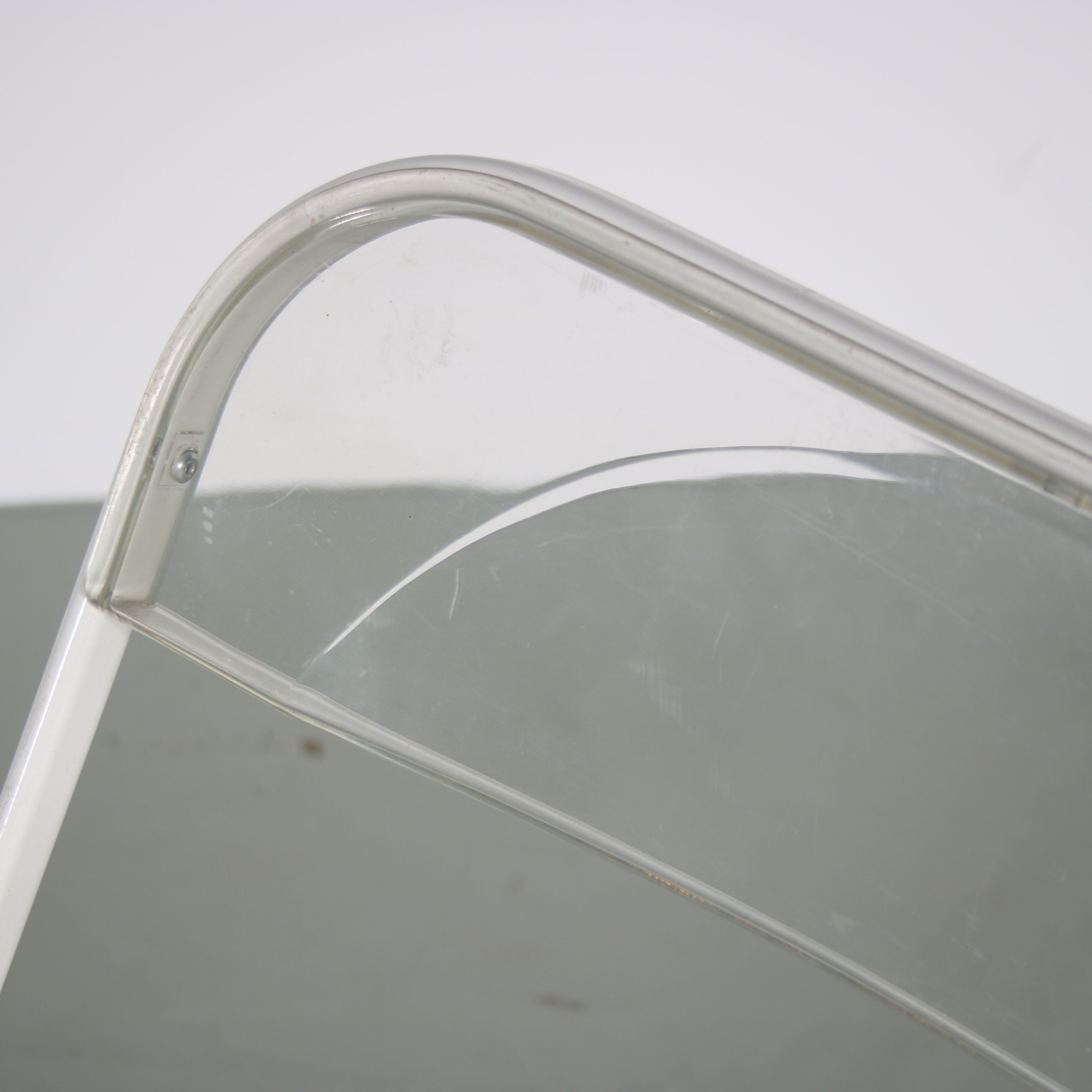 "Plia" folding chair from the 1970s by Giancarlo Piretti for Castelli, Italy.