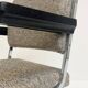 Gray upholstered designer armchair attributed to Gispen, 1960s