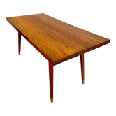 Varnished wood coffee table