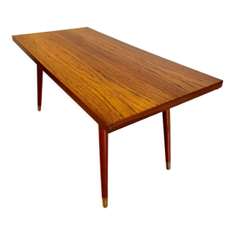 Table basse bois vernis