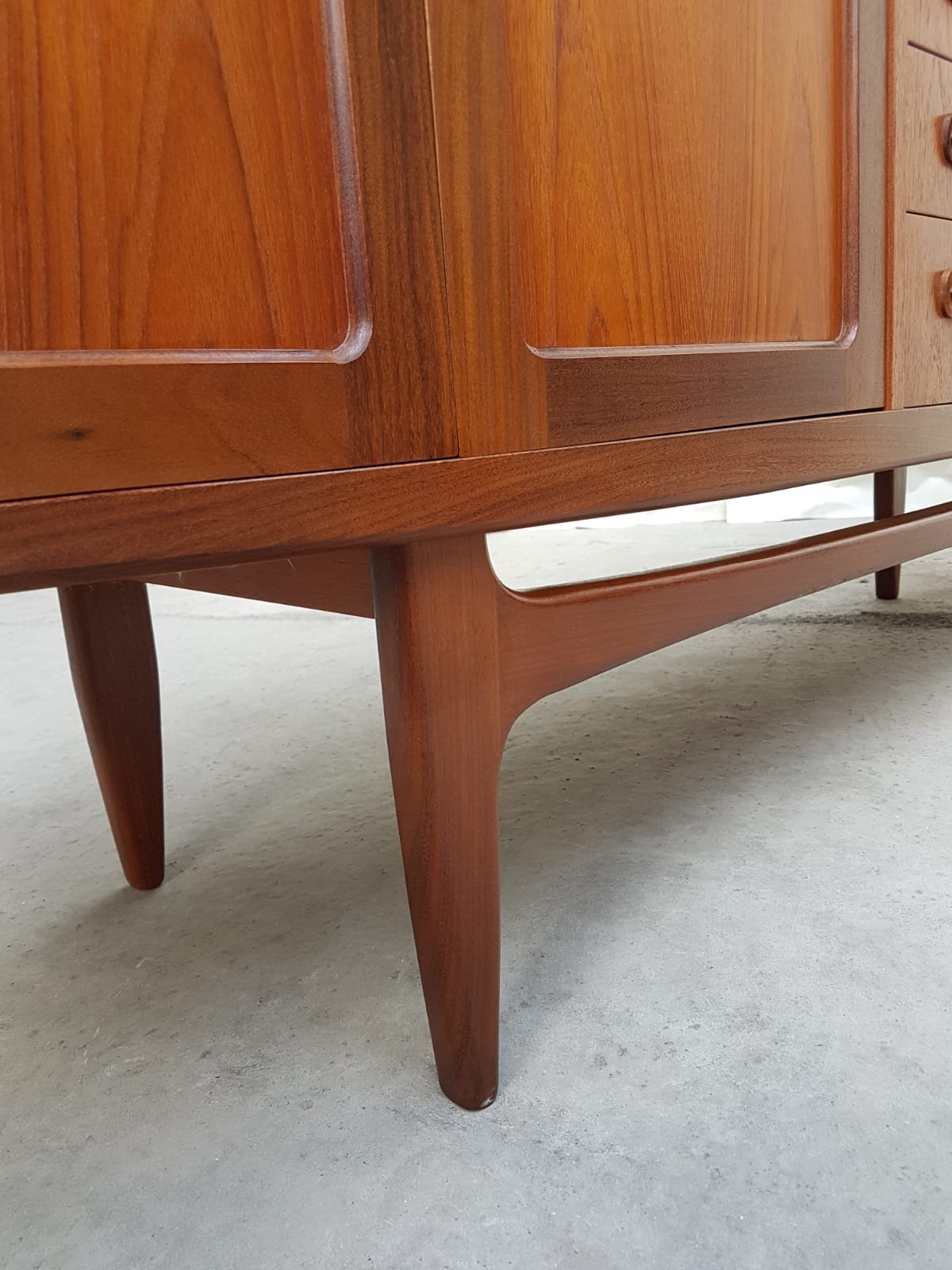 Vtg Mid Century G Plan Fresco Teak 7ft Sideboard Danish Design 60s 70s Retro