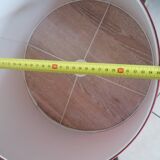 Custom-made lampshade diam. 48 cm cherry red