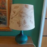 Ceramic lamp the Dieulefit caves, with its lampshade