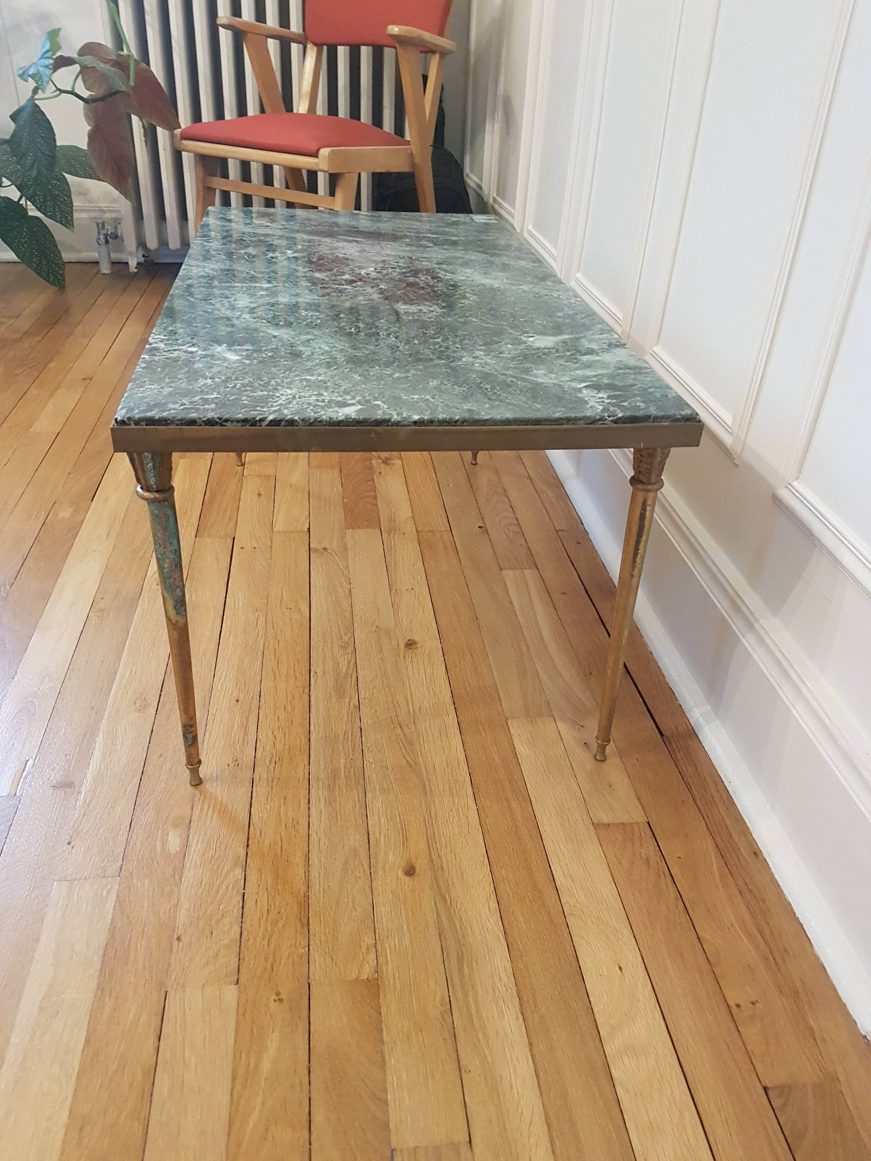 Marble coffee table