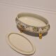 Limoges porcelain bonbonnière signed P & Cie Floral motif