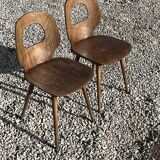 Pair of Baumann Fourmi chairs