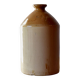 Antique British glazed stoneware rum jar SRD - Normandy - 1940s.