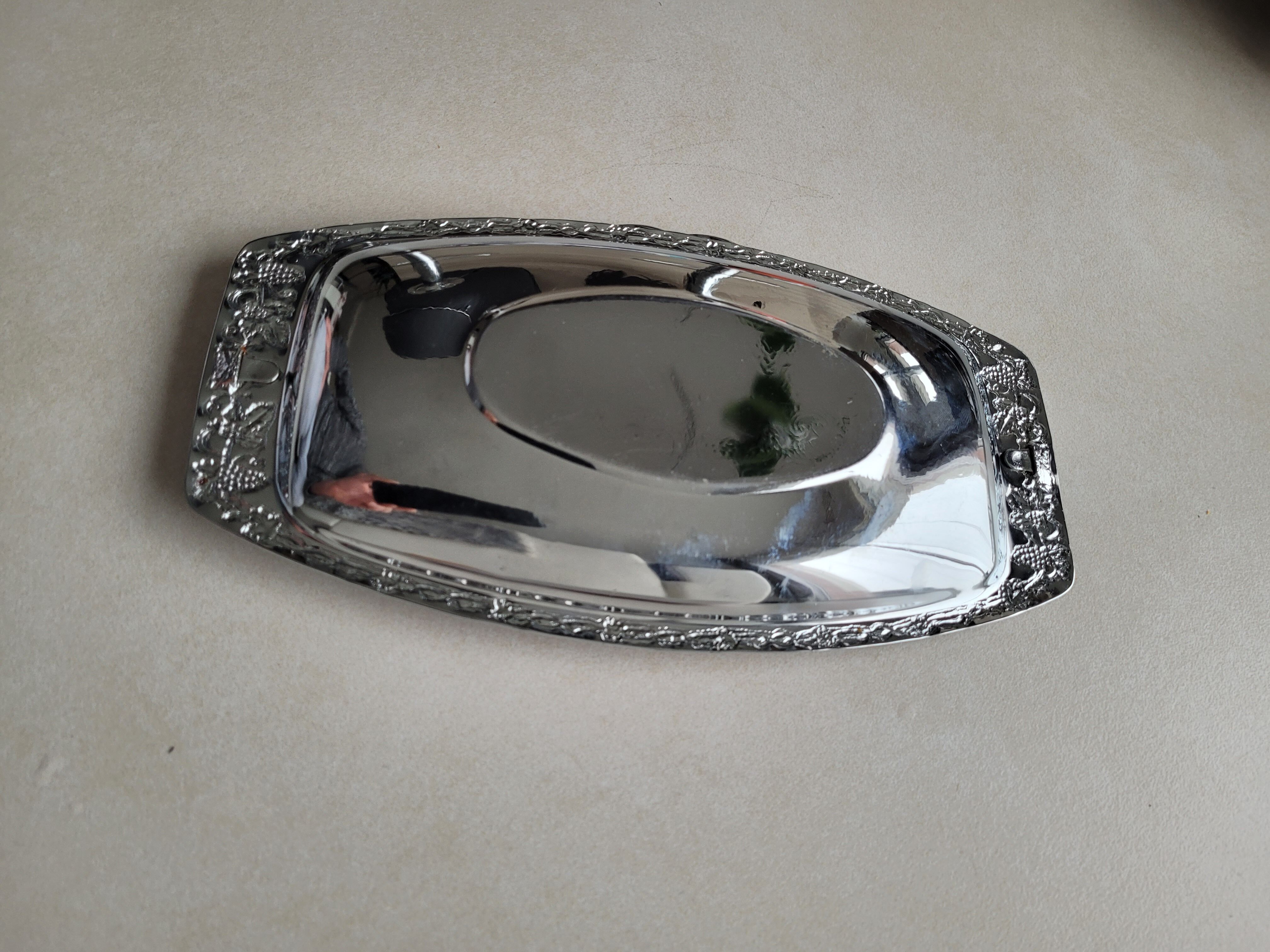 Stainless steel serving tray