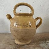 Gargoulette pot in glazed terracotta