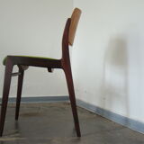 Two vintage teak dining chairs
